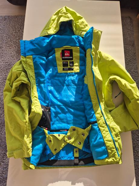 Lyžiarska vetrovka, 12 rokov, quiksilver,152
