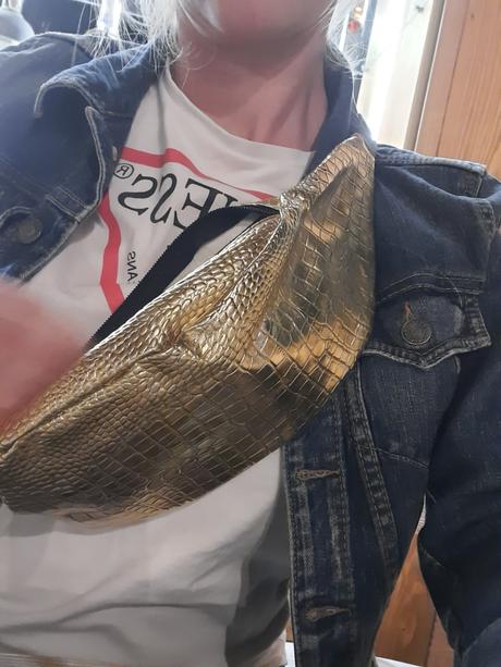 Zlatá ľadvinka, kabelka  taštička, answear