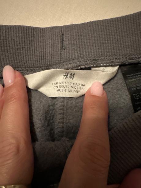 Tepláky, h&m,128