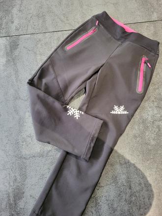 Dievčenské softchelové nohavice, lewro,116