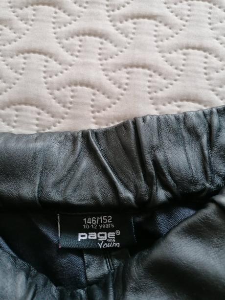 Dievčenská koženková sukňa, 152