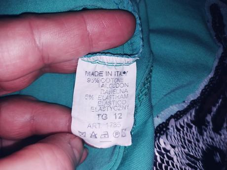 Dievčenské tričko jednorožec, flitrové, č. 12, 158