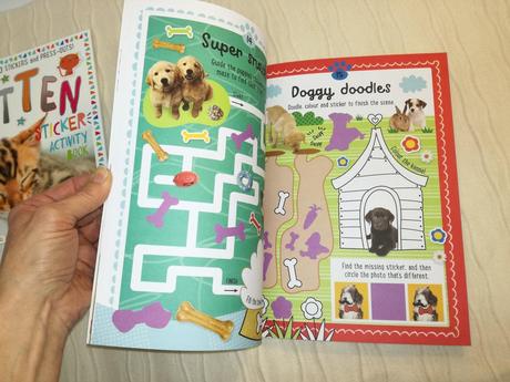 My playful puppy / my cute kitten stickers,