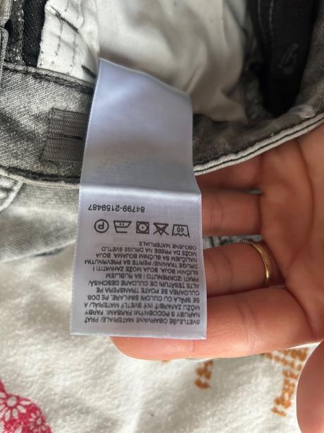 Chlapčenské rifľové kraťasy, c&a,134