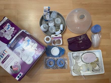 Avent odsavacka elektricka s prislusenstvom,