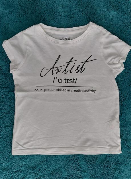 Tričko reserved s napisom, 110