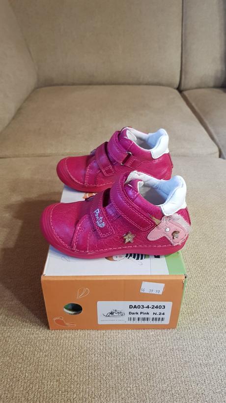 Dievčenské prechodné topánky ponte 24, 24