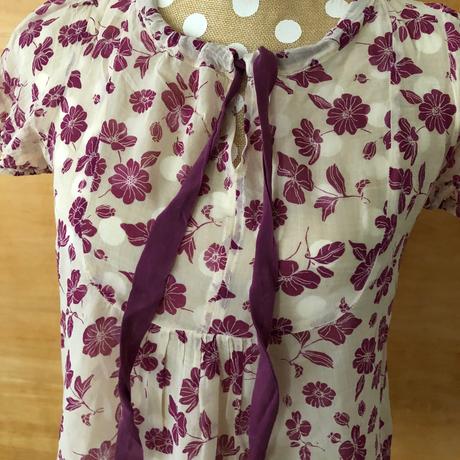 Zara hodvábno-bavlnená kvetová blúzka, zara,xs