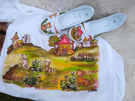 Rozprávkovo maľovaná blúzka, l / s / xl