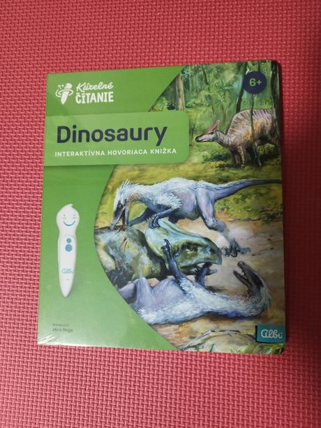 Dinosaury, albi, kúzelné čitanie, 