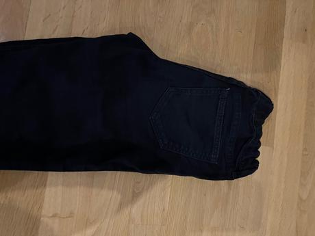 Čierne jeansy, h&m,158