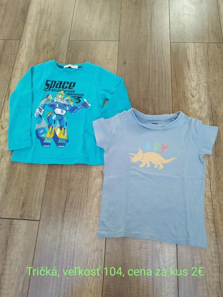 Chlapčenské oblečenie veľkosť 104, 104
