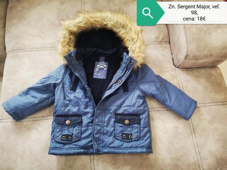 Zimná bunda, sergent major,98