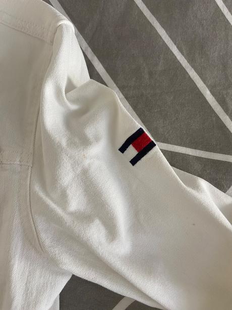 Riflová bunda th, tommy hilfiger,xs