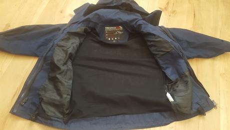 Modrá prechodná bunda na 5-6 rokov, 116