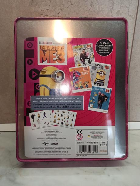 Despicable me 3 activity tin n, 