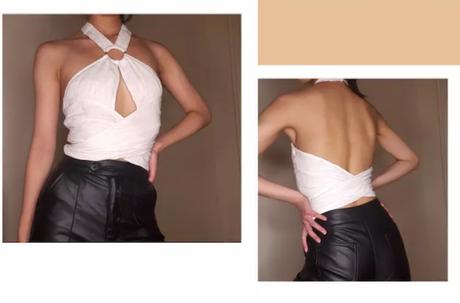 Prettylittlething crop top, s