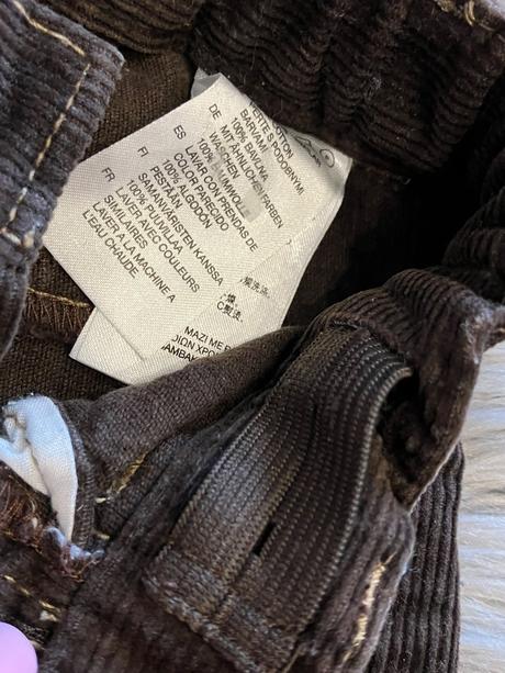 Chlapčenské menčestrové nohavice h&m (2-4 mes.), h&m,62