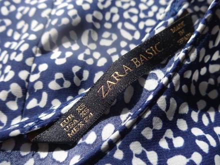 Modrobiele školské šaty, zara,xs