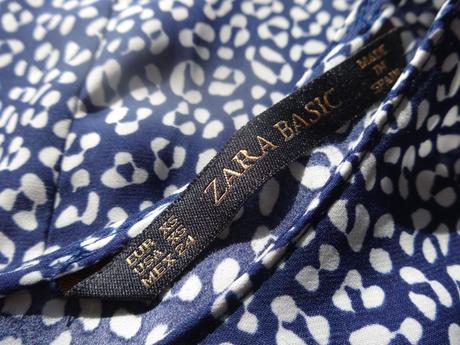Modrobiele školské šaty, zara,xs