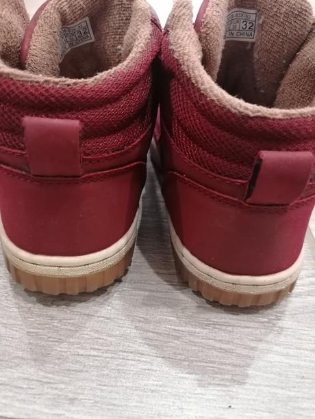 Bordové kotníčky, reserved,32