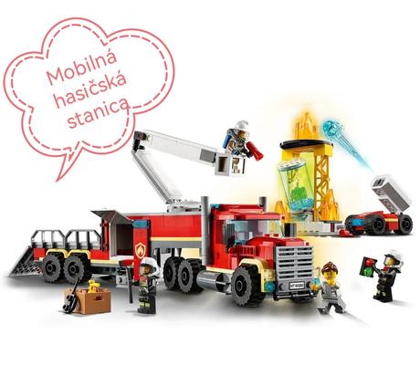 Lego hasiči, hasičská stanica,