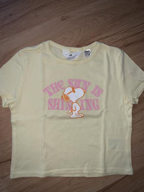 Snooppy tričko h&m 146 /152, h&m,146 / 152