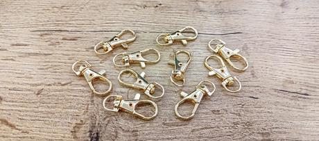 Základ na kľúčenku - zlatý - 3 set, 