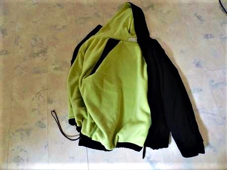 Bunda zateplená flisom, l