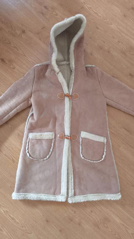 Svetlohnedý zimný kabát/kožuch, m