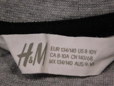Tričká s dinosaurami, h&m,134
