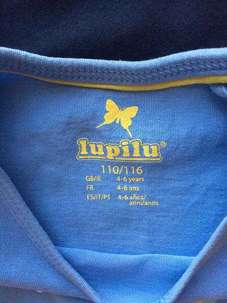 Letné pyzamko bavlnene v. 110/116, lupilu,110