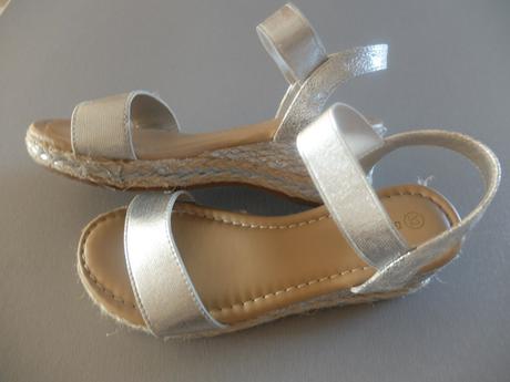 Strieborné sandále 32, 32