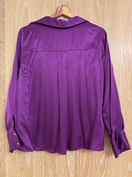 Viskozova bluzka zara s perlou, zara,m