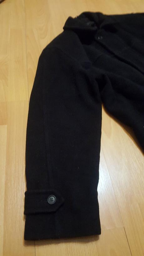 Pánsky čierny kabát, xl