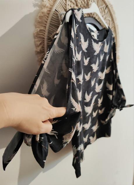 Blúzka s odhalenými rukami h&m, h&m,m