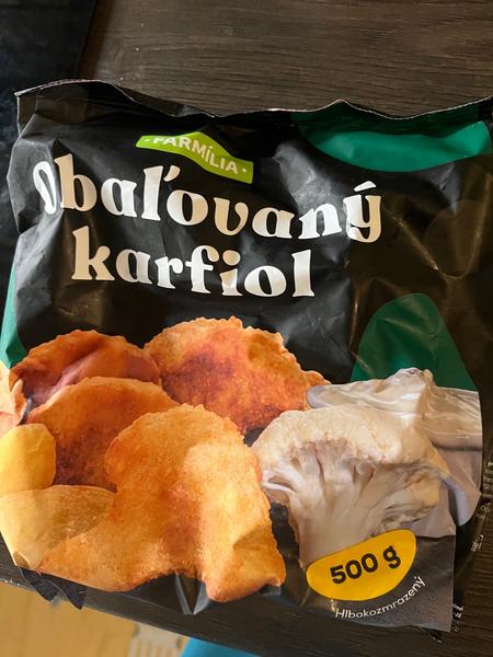 Hlboko zmrazený karfiol