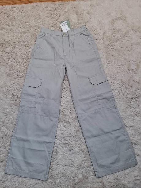 Tenké nohavice, h&m,152 / m
