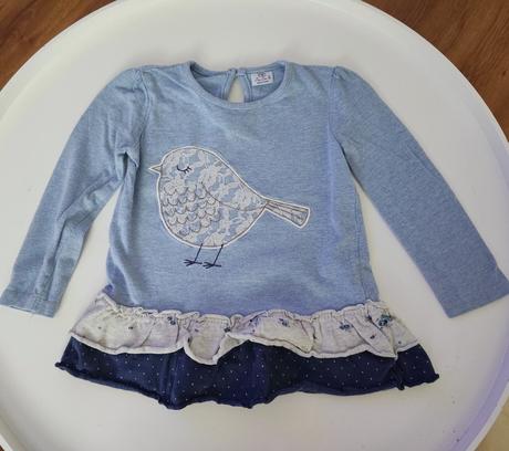 Tričko s vtáčikom, f&f,86