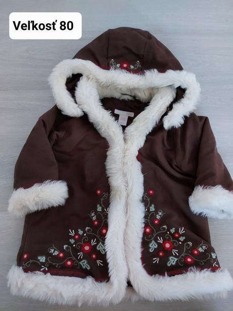 Zimný kabátik h&m v top stave, h&m,80