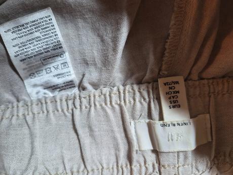 Lanové sortky, h&m,s