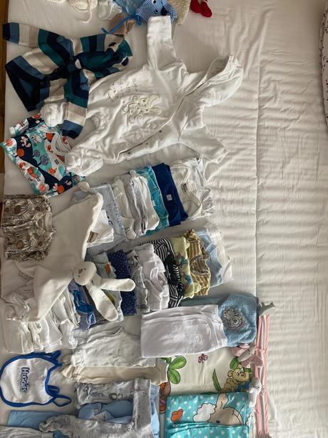 Balík oblečenia pre novoredenca chlapca, 50–62