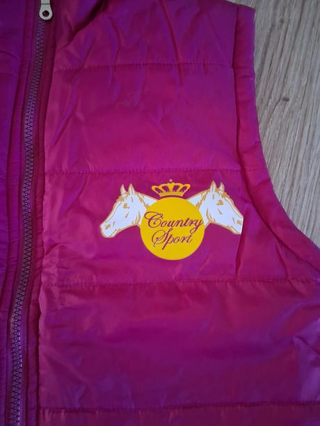 Ružová dievčenská vesta, 164