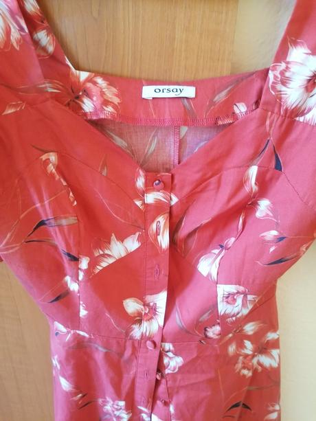 Kvetovane šaty, orsay,s