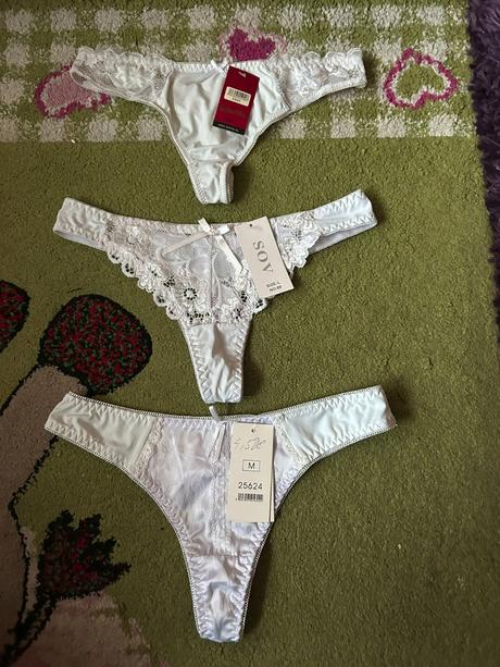 Sada 3 ks tango nohavičiek veľ. m/l, m