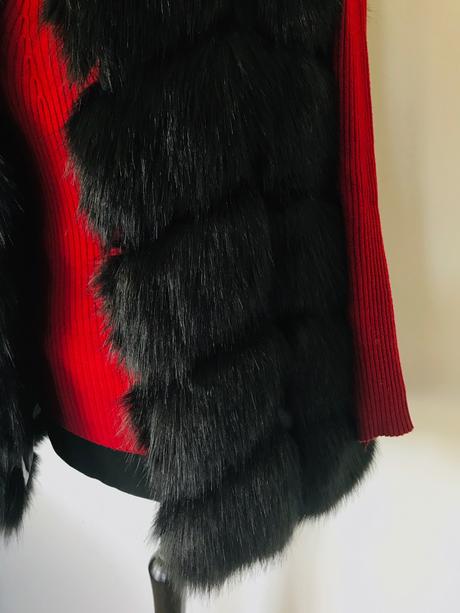 Nová kožušinová vesta viaceré farby - top kvalita, l - xxxl