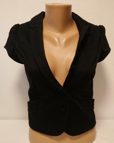 Dámske čierne elastické sáčko, h&m, h&m,xs