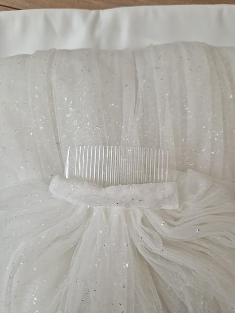 Svadobný závoj poirier 3m s trblietkami, 