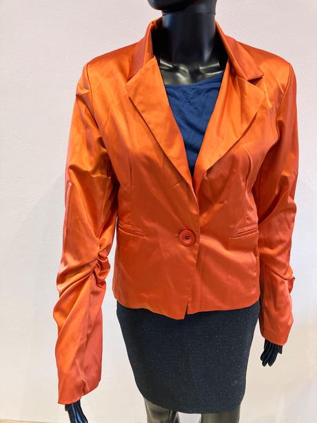 Dámske sako s nariasenými rukávmi, s