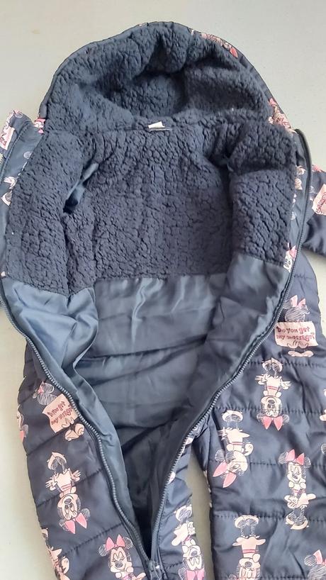 Zimný hrubý overal minnie 92, disney,92